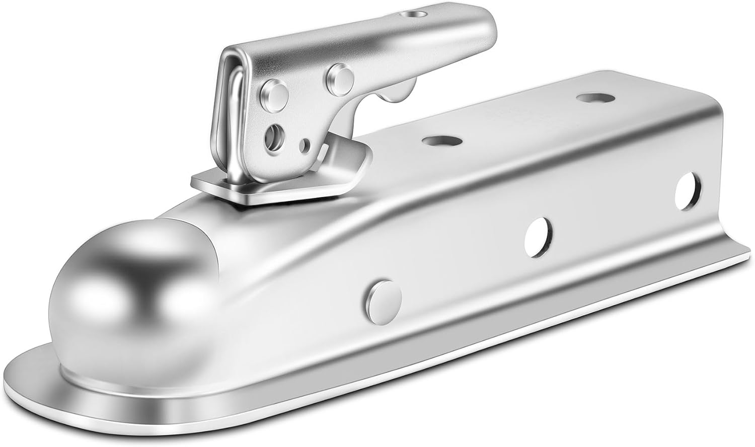 Modo Vex Straight Trailer Tongue Coupler for 2" Ball, 2" Channel Width Trailer Coupler 3,500LBS