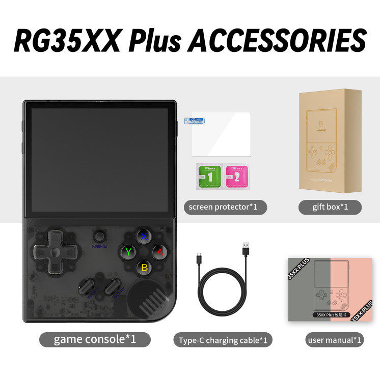 RG35XX PLUS Handheld Game Console - Vertical Retro Design