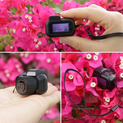 Compact HD Mini Camera with Display Indoor/Outdoor Use, 1080p Portable Video Recorder, Supports Memory Card