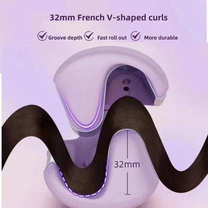 Deep Wave Curler with Adjustable Heat & Fast Styling